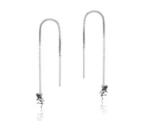 Silver Chain Earring ECD-109